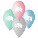 Μπαλόνι τυπωμένο Ελεφαντάκι 13'' (25 τεμ)