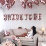 Μπαλόνια ροζ χρυσό "Bride to Be" - Image 3