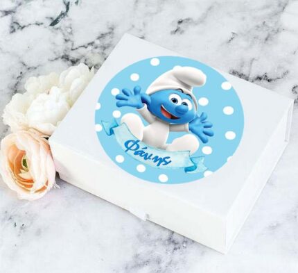 Αυτοκόλλητα με όνομα Στρουμφάκι (6 τεμ)