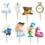 Οδοντογλυφίδες πάρτυ Αλίκη στη Χώρα των Θαυμάτων (8 τεμ)