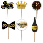 Οδοντογλυφίδες Happy New Year (6 τεμ) - Image 2