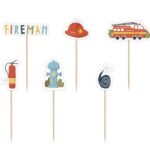 Οδοντογλυφίδες Πυροσβέστης (6 τεμ)