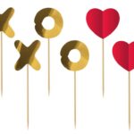 Οδοντογλυφίδες τούρτας  ΧοΧο (6 τεμ)