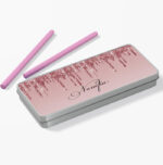 Κασετίνα με όνομα - Rosegold Glitter - Image 2