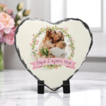 Πέτρινη Κορνίζα Καρδιά για Μαμά - I Love You - Image 2