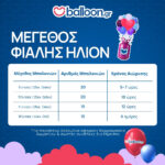 Φιάλη ήλιον για 30 μπαλόνια - Image 3