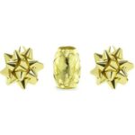 Φιόγκοι Συσκευασίας - Χρυσό Μεταλιζέ (3 τεμ)