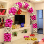 Φούξια Foil Μπαλόνι 4πλο για γιρλάντα 40 cm - Image 2