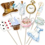 Photobooth Props Αλίκη στη χώρα των Θαυμάτων (10 τεμ) - Image 2