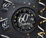 Πιάτα γλυκού 60th Birthday (6 τεμ) - Image 2