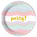 Πιάτα γλυκού Elegant Party (8 τεμ)