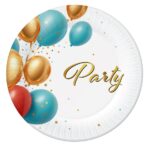 Πιάτα γλυκού Party Balloons (6 τεμ)