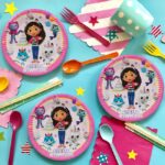 Πιάτα πάρτυ Gabby's Dollhouse (8 τεμ) - Image 2