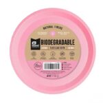 Πιάτα γλυκού Ροζ παστέλ (12 τεμ)