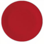 Πιάτα φαγητού Κόκκινα (8 τεμ)