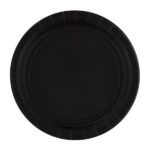 Πιάτα φαγητού Μαύρα (8 τεμ)