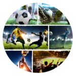 Πιάτα φαγητού Ποδόσφαιρο Kick It (8 τεμ)