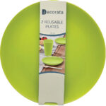 Πιάτα πολλαπλών χρήσεων Lime 20cm (2 τεμ)