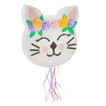 Πινιάτα Γατούλα με λουλούδια