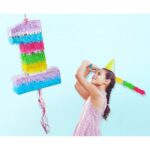 Πινιάτα για πάρτυ Αριθμός 1 παστέλ - Image 2