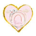 Πινιάτα καρδιά - Ουράνιο Τόξο Κορίτσι