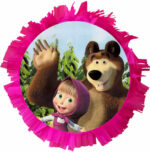 Πινιάτα Καρδιά Masha και Aρκούδος - Image 2