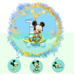Πινιάτα πάρτυ Baby Mickey 1st - Image 2