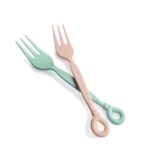 Πιρουνάκι σε χρώμα βεραμάν (10 τεμ) - Image 2