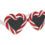 Πλαστικά Γυαλιά Sweet Hearts με γκλίτερ