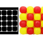 Πλέγμα για κατασκευή τοίχου από μπαλόνια