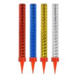 Πολύχρωμοι πυρσοί για τούρτα (12 τεμ)