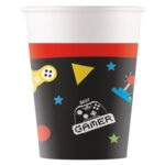 Ποτήρια χάρτινα Gaming Party (8 τεμ)