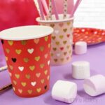 Ποτήρια κόκκινα XOXO ( 6 ΤΕΜ) - Image 3