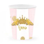 Ποτήρια με όνομα Κορώνα κορίτσι (3 τεμ)