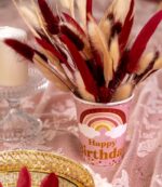 Ποτήρια πάρτυ Boho Ουράνιο Τόξο (8 τεμ) - Image 3