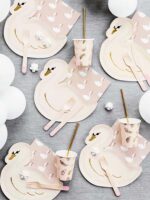 Ποτήρια πάρτυ χρυσά Φτερά (6 τεμ) - Image 3