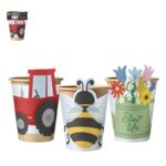 Ποτήρια Πάρτυ Φάρμα 3D (6 τεμ)