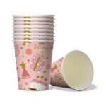 Ποτήρια πάρτυ Rose Confetti (8 τεμ) - Image 2