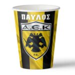 Ποτήρια πάρτυ ΑΕΚ (3 τεμ)