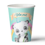Ποτήρια πάρτυ αρκουδάκι Panda (3 τεμ)