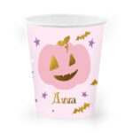 Ποτήρια πάρτυ ροζ Κολοκύθα (3 τεμ)