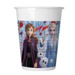 Ποτήρια πλαστικά Frozen (8 τεμ)