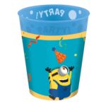Ποτήρια πολλαπλών χρήσεων Minions (4 τεμ)