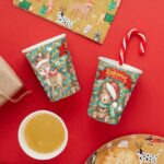 Ποτήρια με όνομα Χριστουγεννιάτικα Ζωάκια (3 τεμ) - Image 2