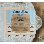 Προσκλητήριο βάπτισης Little Man - Image 2