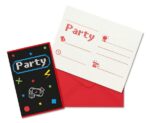 Προσκλήσεις Gaming Party (6 τεμ) - Image 2