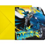 Προσκλήσεις πάρτυ Batman Rogue Rage (6 τεμ)