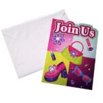 Προσκλήσεις πάρτυ Glamour girl (8 τεμ)