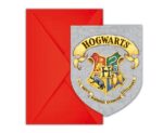 Προσκλήσεις πάρτυ Harry Potter - Οίκοι Hogwards (6 τεμ)