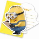Προσκλήσεις πάρτυ με Φάκελο Minions (6 τεμ)